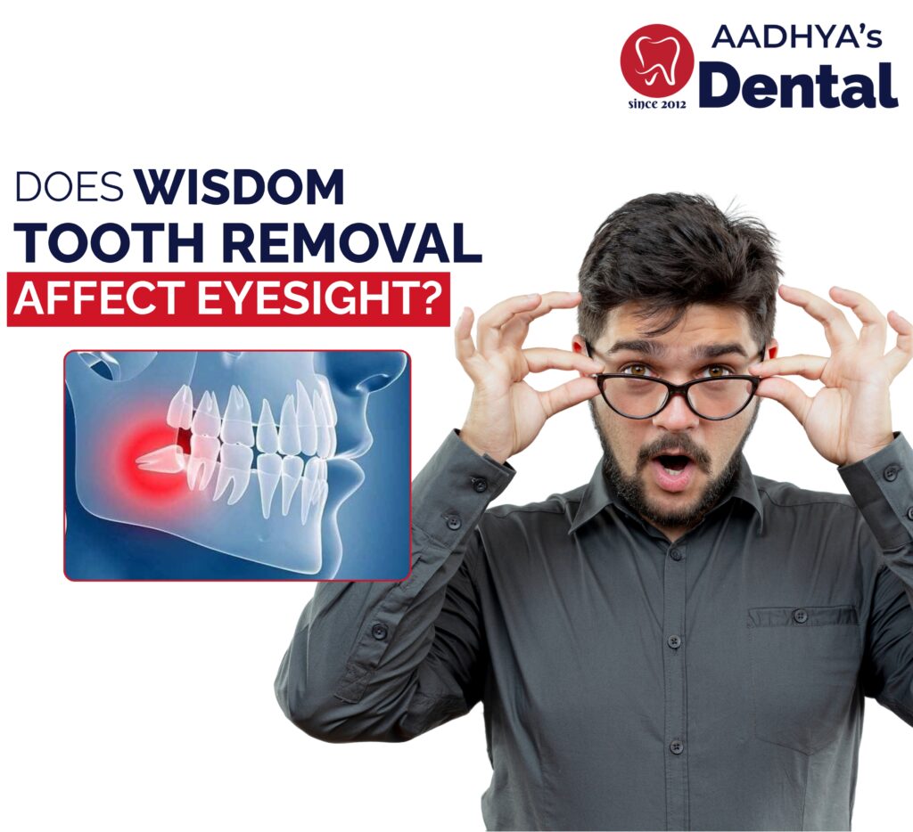 Does wisdom tooth removal affect eyesight